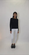 Knitted sweater sherry