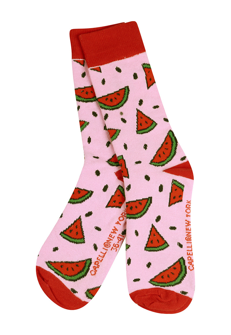 Socken Wassermelone