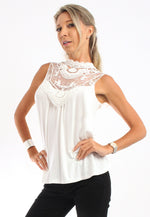 Top Amelia mit Spitze