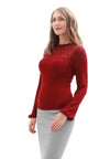 Pullover Princess mit Spitzendetail