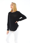 Top Shila mit Knopfdetail