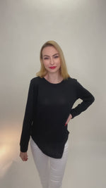 Top Shila mit Knopfdetail